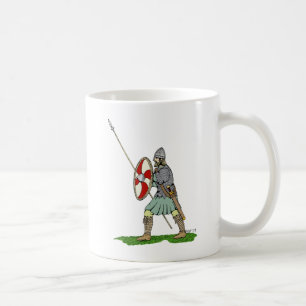 Taza De Café Guerrero sajón/inglés medieval