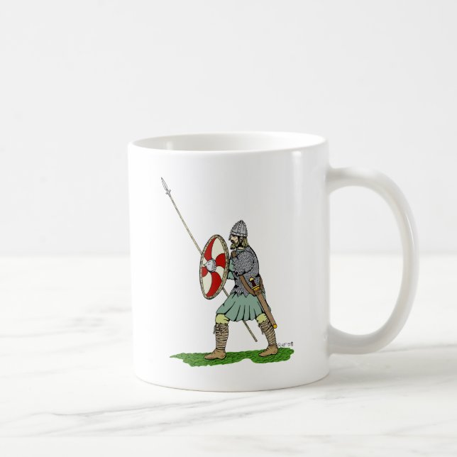 Taza De Café Guerrero sajón/inglés medieval (Derecha)