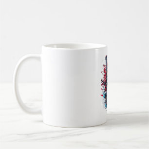 Taza De Café Guerrero Samurái de Cráneo