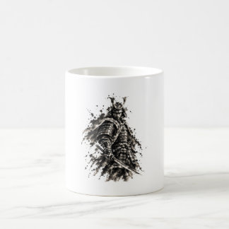 Taza De Café Guerrero Samurái – Sumi-e
