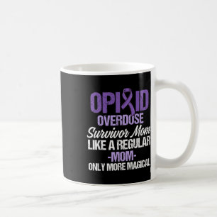 Taza De Café Guerrero Sobreviviente Conciencia de Sobredosis de