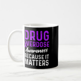 Taza De Café Guerrero Sobreviviente de Conciencia de Sobredosis