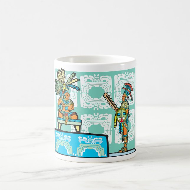 Taza De Café Guerrero Y Rey Mayas (Subido por el creador)