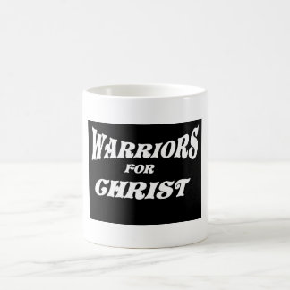 TAZA DE CAFÉ GUERREROS PARA CHRIST-BLK