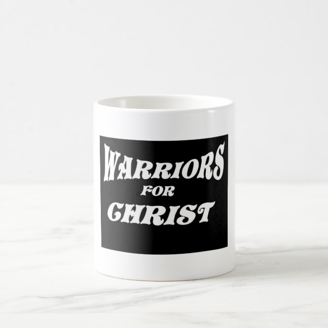 TAZA DE CAFÉ GUERREROS PARA CHRIST-BLK (Centro)