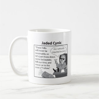 Taza De Café Guía de campo para abogados: Jaded Cynic Mug