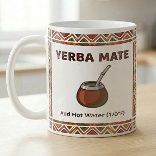 Taza De Café Guía de receta de té de Yerba Mate a 170°F