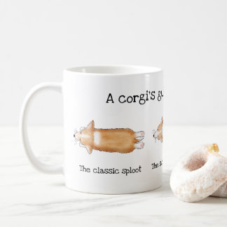 Taza De Café Guía del corgi para la manipulación de graciosos c