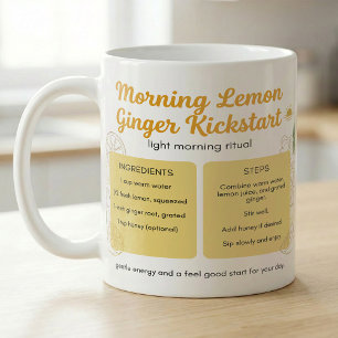 Taza De Café Guía Ritual Cálido de Citrus y Jengibre