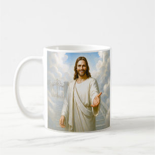 Taza De Café Guiando a Jesús Luz