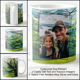 Taza De Café Guías de Scouts al aire libre Viaje Foto Personali