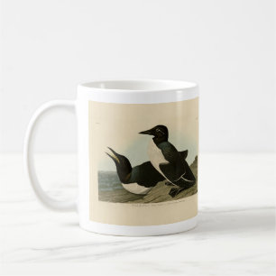 Taza De Café Guillemot tonto de los pájaros de América de Audub
