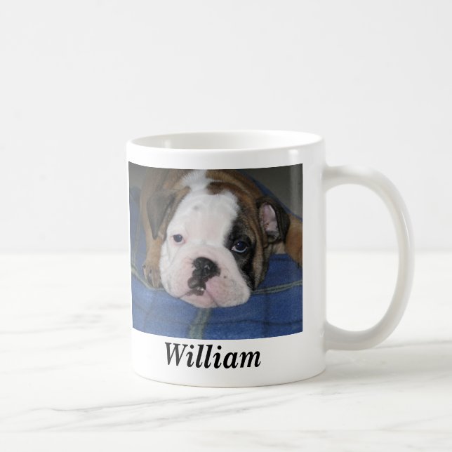 Taza De Café Guillermo el bulldog #2 (Derecha)