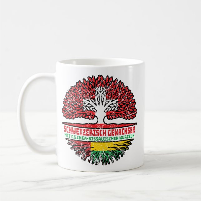 Taza De Café Guinea-Bissau Bissauisch Schweizer Schweiz (Izquierda)