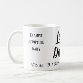 Taza De Café Guión de búsqueda bereana