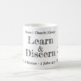 Taza De Café Guión de búsqueda bereana personalizada
