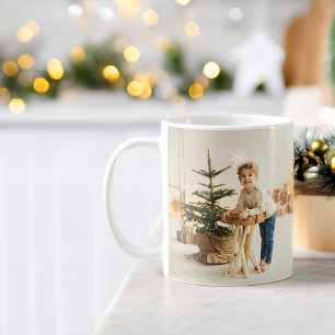 Taza De Café Guión de Feliz Navidad para abuelos Moderno