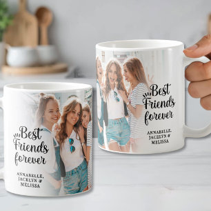 Taza De Café Guión de Mejores Amigos por Siempre 2 Foto