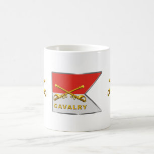 Taza De Café Guion de sables cruzados de caballería