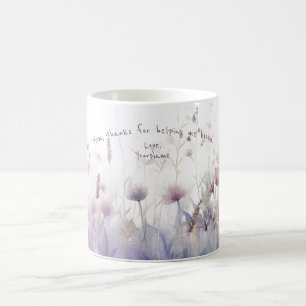 Taza De Café Guión manuscrito de las canciones de mamá modernas