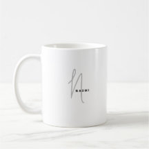 Guión minimalista | Monograma y nombre del Persona