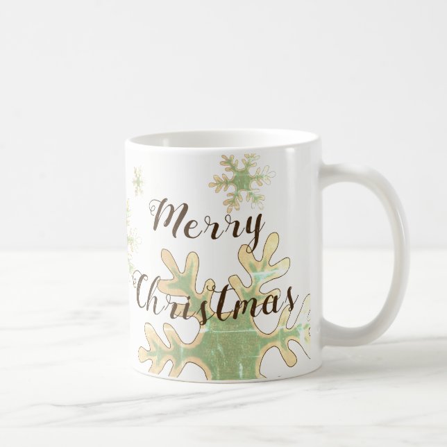 Taza De Café Guión navideño navideño festivo (Derecha)