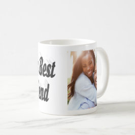 Taza De Café Guión negro para foto de novio