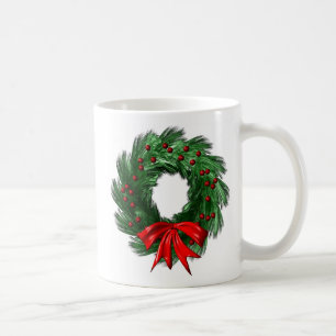 Taza De Café Guirnalda del navidad
