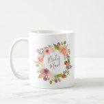 Taza De Café Guirnalda floral de verano vibrante | Mug de la da<br><div class="desc">Nuestra vibrante colección floral de verano incluye hermosas acuarelas de verano y follaje en rosa y coral llamativos con los correspondientes antecedentes para un diseño emocionante y elegante que es ideal para toda la colección de bodas, oficina o artículos personales. Dé a tus maravillosas misiones regalos especiales para que tu...</div>
