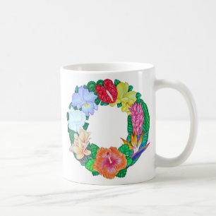 Taza De Café Guirnalda tropical