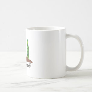Taza De Café Guisantes en la tierra