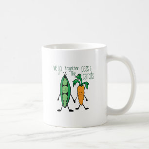 Taza De Café Guisantes y zanahorias