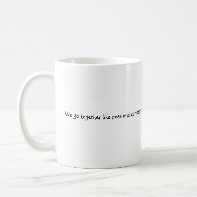 Taza De Café Guisantes y zanahorias (Izquierda)