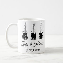 Taza De Café Guitar Camping Mug