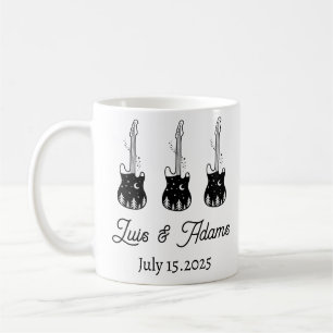 Taza De Café Guitar Camping Mug