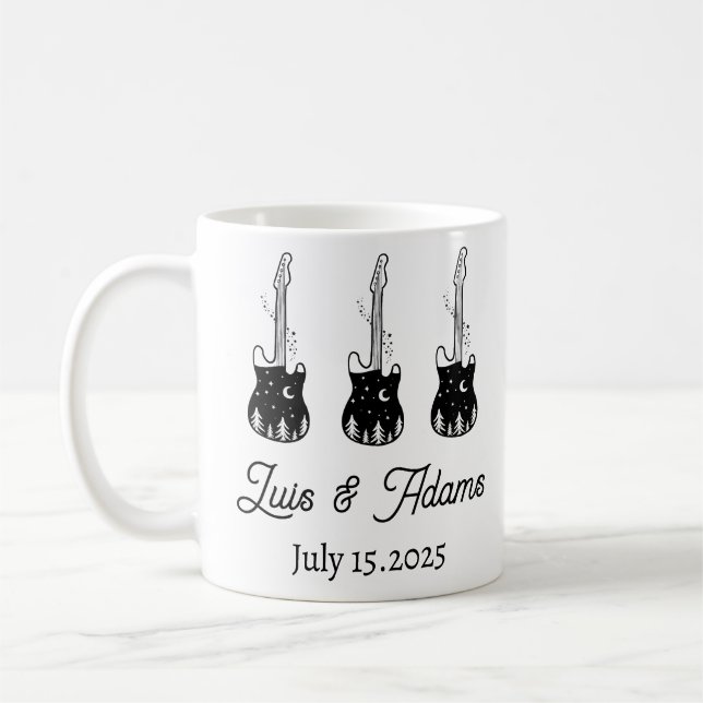 Taza De Café Guitar Camping Mug (Izquierda)