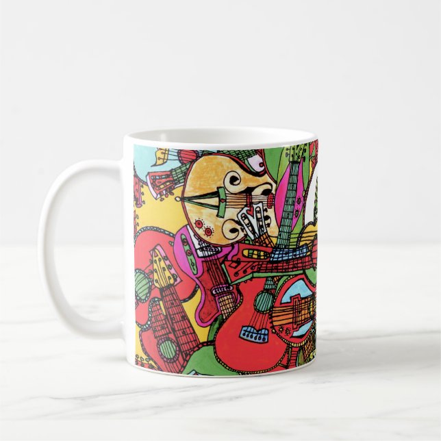Taza De Café Guitar Fiesta Mug (Izquierda)