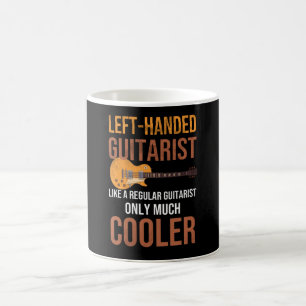Taza De Café Guitarista De Izquierda Como Un Guitarista Regular