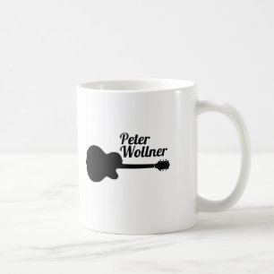 Taza De Café Guitarista Nombre Guitarra Acústica