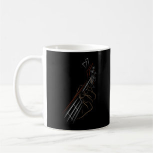 Taza De Café Guitarra activa de guitarra rock y guitarra gráfi