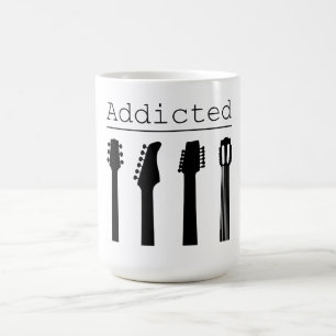 Taza De Café Guitarra adicta