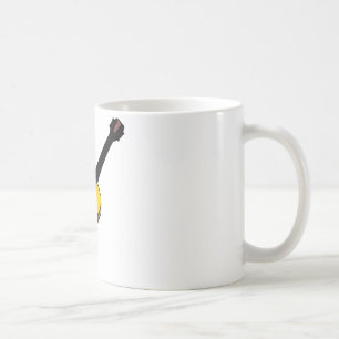 Taza De Café Guitarra de arte pop