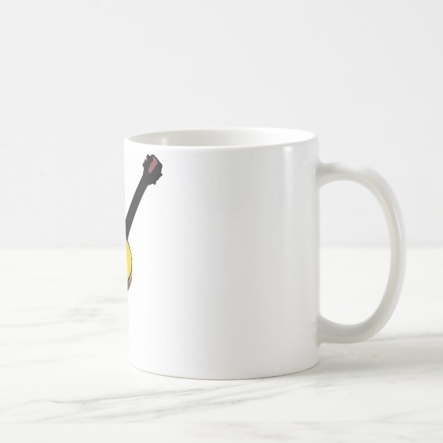 Taza De Café Guitarra de arte pop (Derecha)