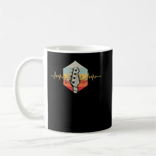 Taza De Café Guitarra de Bajo Retro
