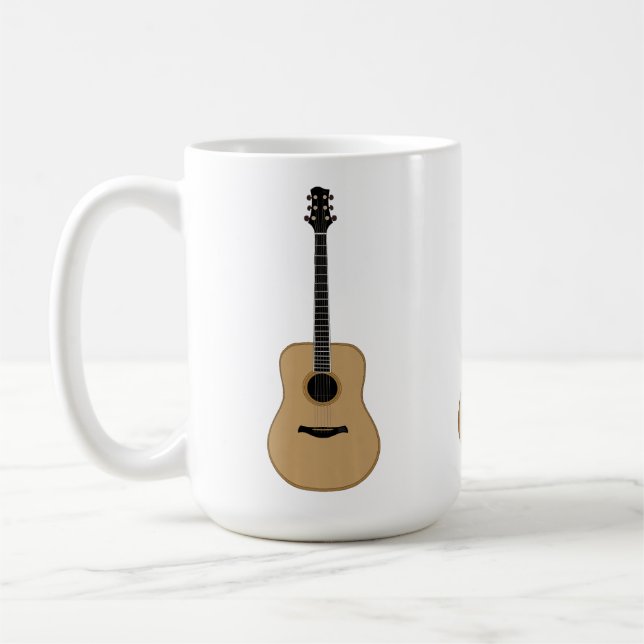 Taza De Café Guitarra encantadora (Izquierda)