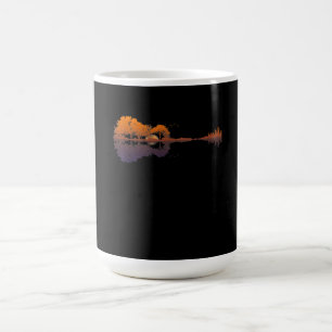 Taza De Café Guitarra Lake Shadow Love Guitar Gift Music Avers