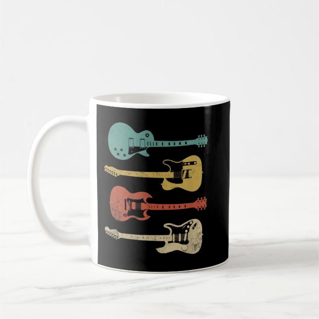 Taza De Café Guitarras eléctricas de época (Izquierda)
