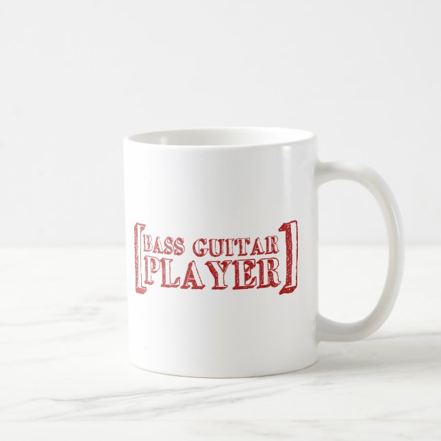 Taza De Café Guitarrista bajo (Derecha)