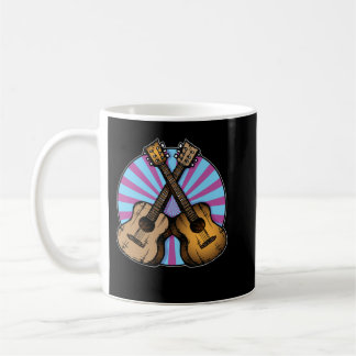 Taza De Café Guitars cruzados por el palo