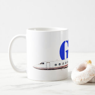 Taza De Café Gulfstream IV Jet privado de lujo